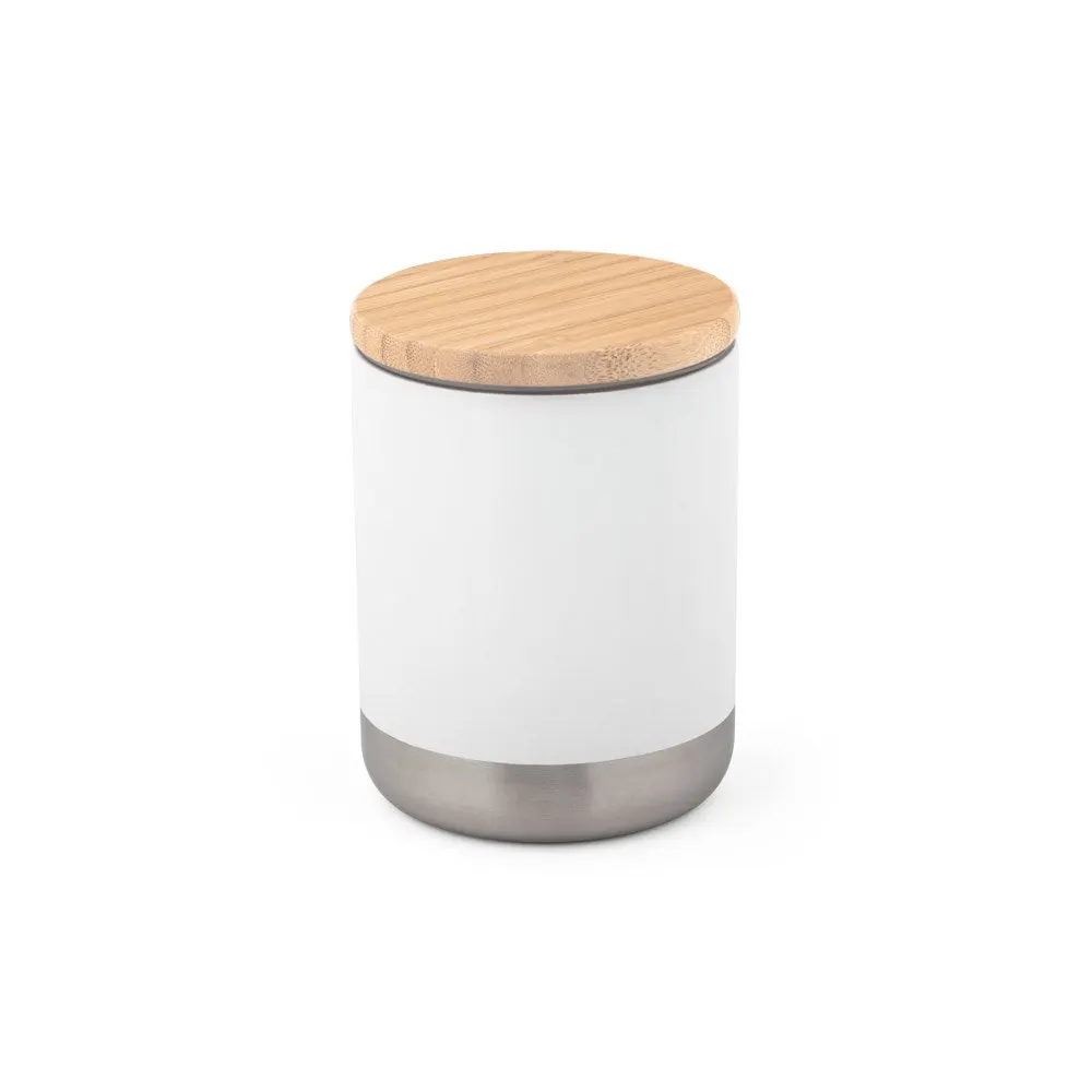 Copo de viagem em aço inox, térmico com parede dupla isolada a vácuo 370 mL