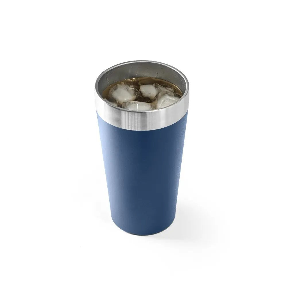 Copo de viagem em aço inox térmico, com parede dupla isolada a vácuo 540 mL