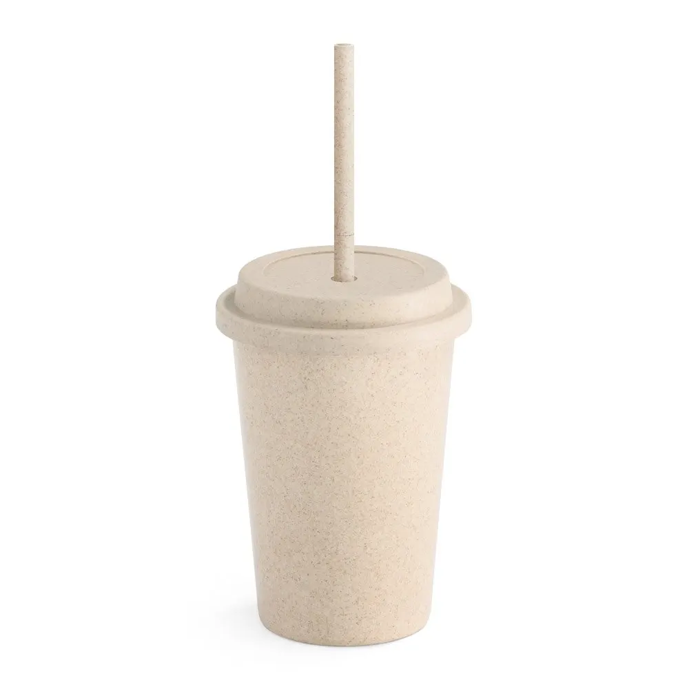 Copo de viagem em fibra de bambu (60%) e PP (40%) 450 mL