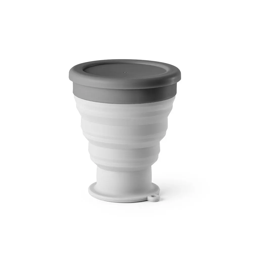 Copo de viagem em silicone e PP 400 mL