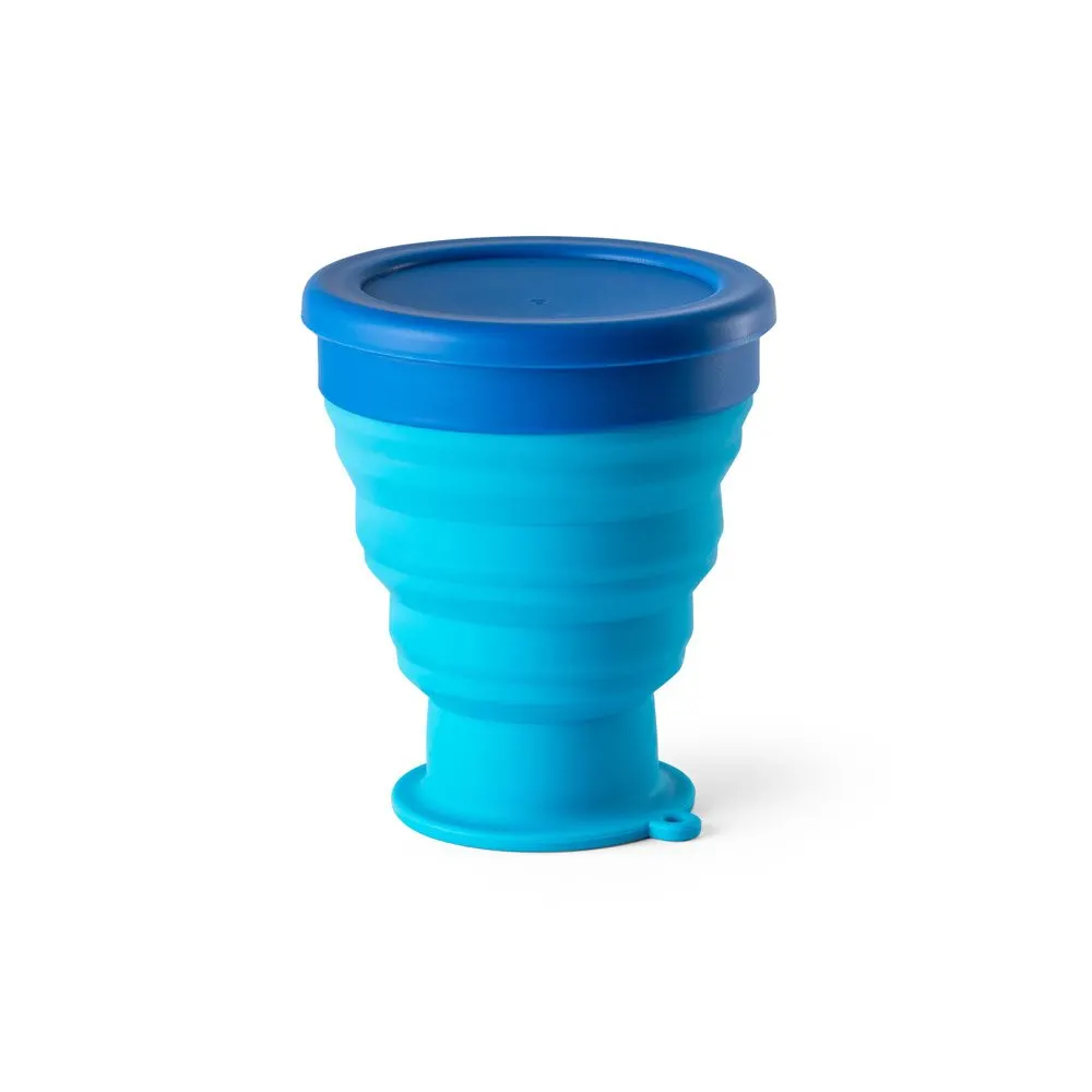 Copo de viagem em silicone e PP 400 mL