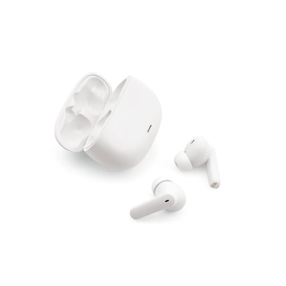 Fone de ouvido wireless em ABS 100% reciclado e autonomia de 6h