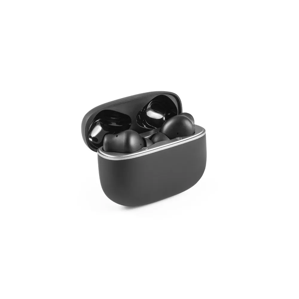 Fones de ouvido wireless em ABS 100% reciclado, com ANC e autonomia de 7h