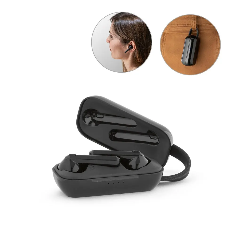 Fones de ouvido wireless em ABS