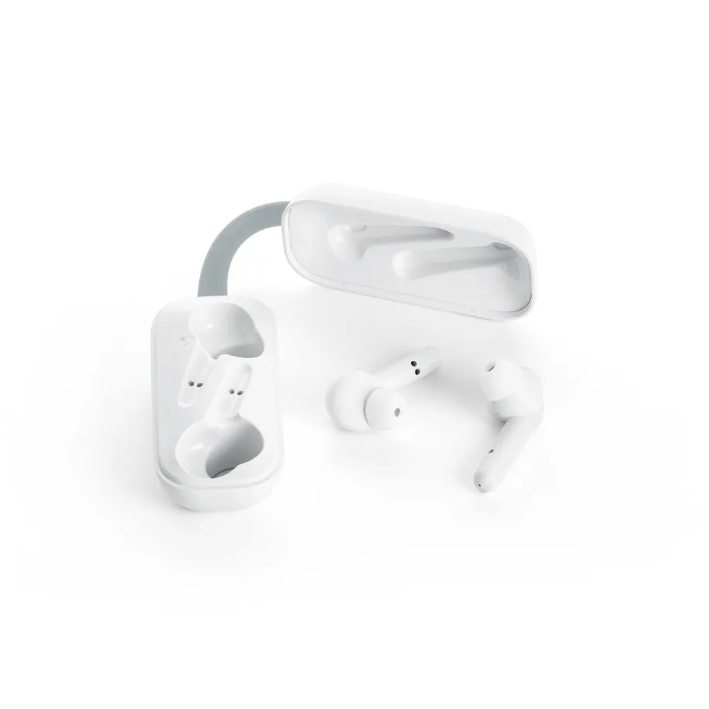Fones de ouvido wireless em ABS e autonomia de 3h