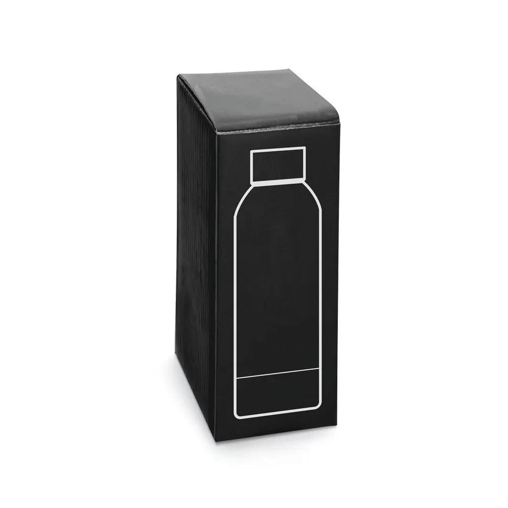 Garrafa em aço inox 36% reciclado de parede dupla térmica, isolada a vácuo 550 mL