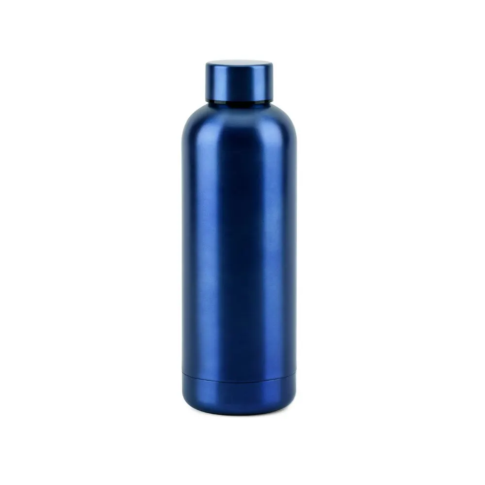 Garrafa em aço inox 90% reciclado de parede dupla térmica, isolada a vácuo 550 mL