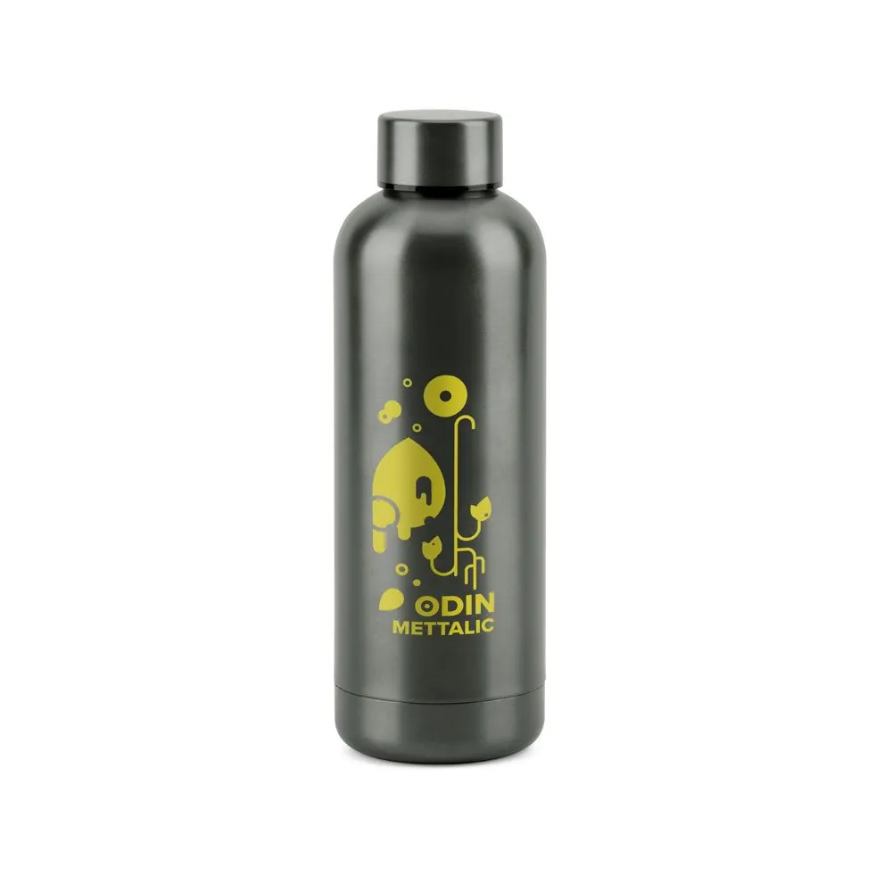 Garrafa em aço inox 90% reciclado de parede dupla térmica, isolada a vácuo 550 mL