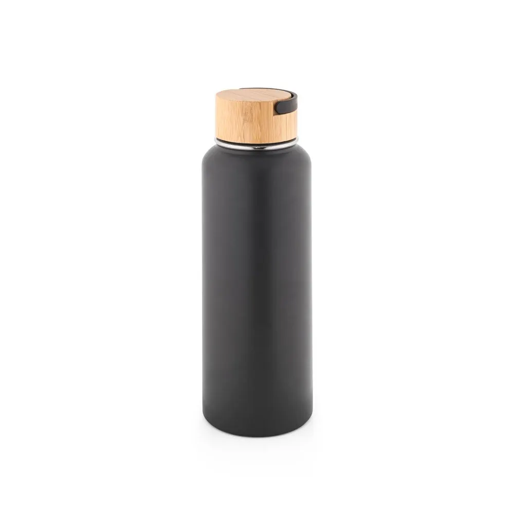 Garrafa em aço inox 90% reciclado de parede dupla térmica, isolada a vácuo com revestimento em pó 1200 mL