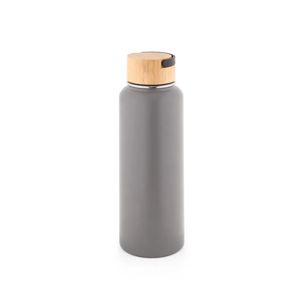 Garrafa em aço inox 90% reciclado de parede dupla térmica, isolada a vácuo com revestimento em pó 1200 mL