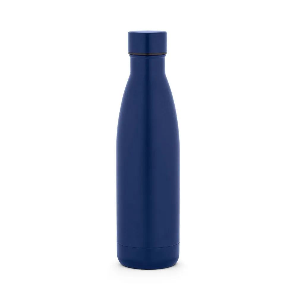 Garrafa em aço inox 90% reciclado de parede dupla térmica, isolada a vácuo e acabamento mate 810 mL