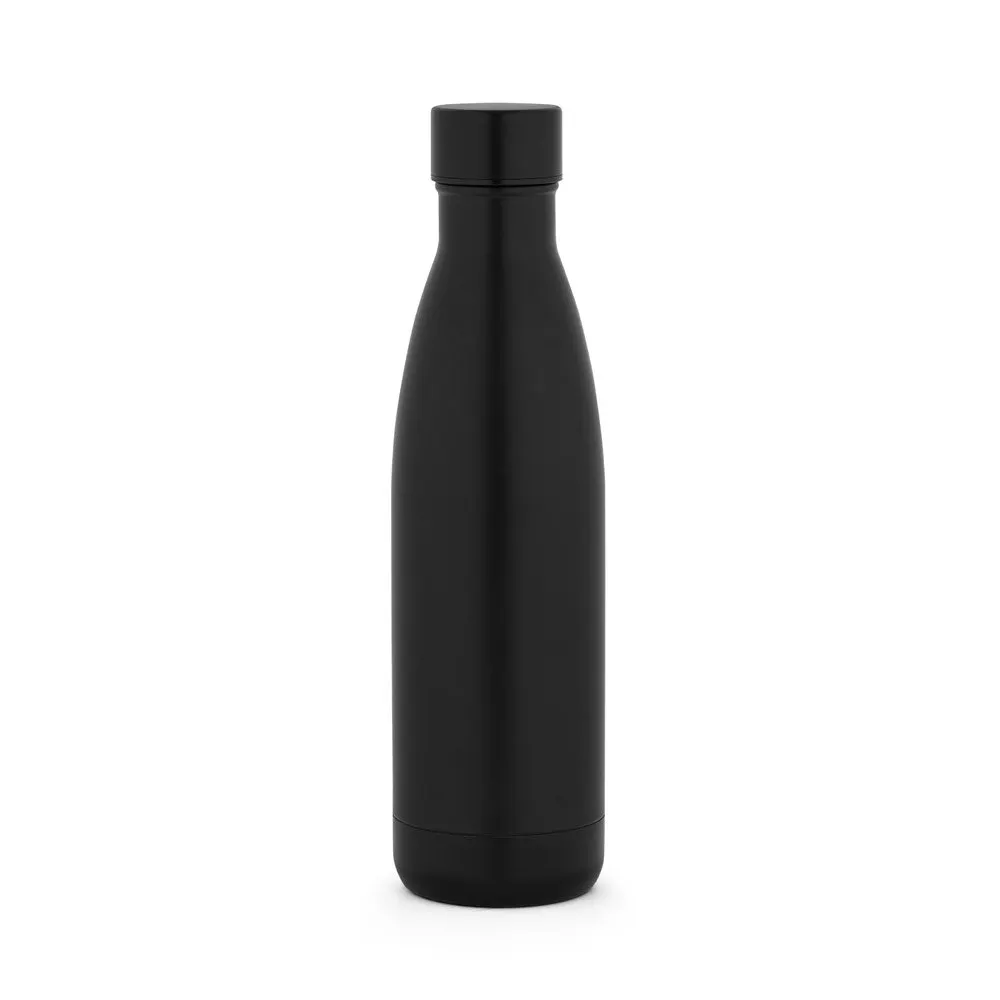 Garrafa em aço inox de parede dupla térmica, isolada a vácuo 500 mL