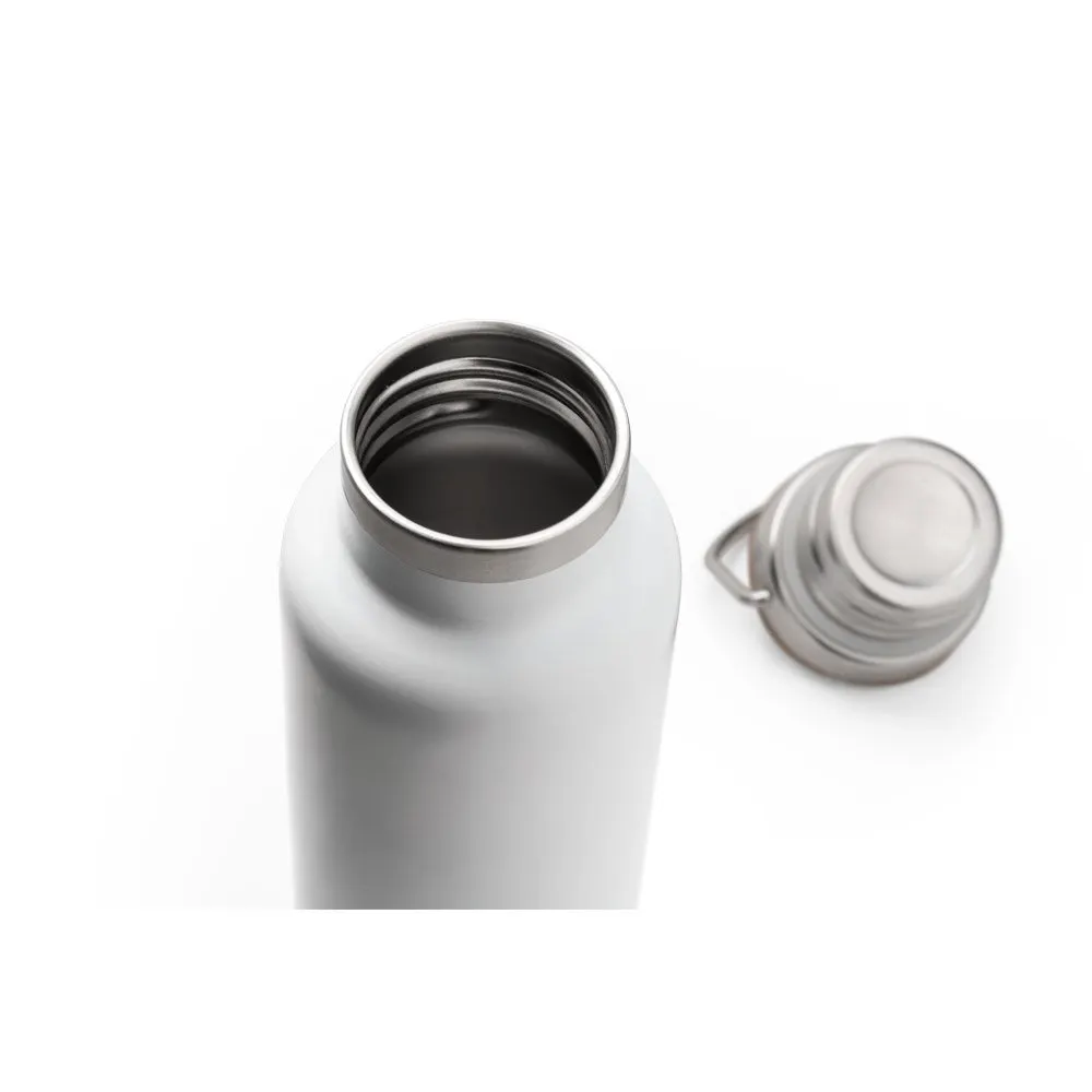 Garrafa em aço inox de parede dupla térmica, isolada a vácuo 570 mL