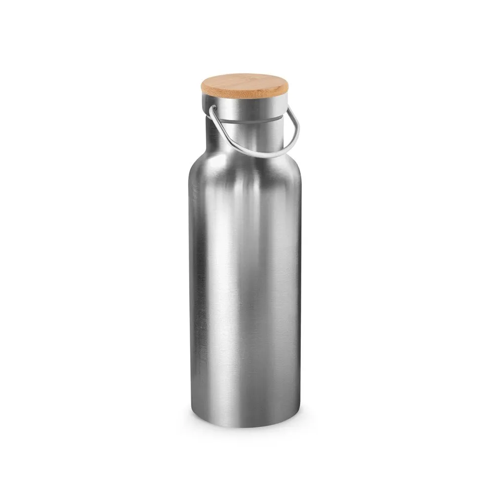 Garrafa em aço inox de parede dupla térmica, isolada a vácuo 570 mL
