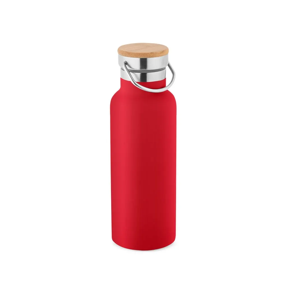 Garrafa em aço inox de parede dupla térmica, isolada a vácuo 570 mL