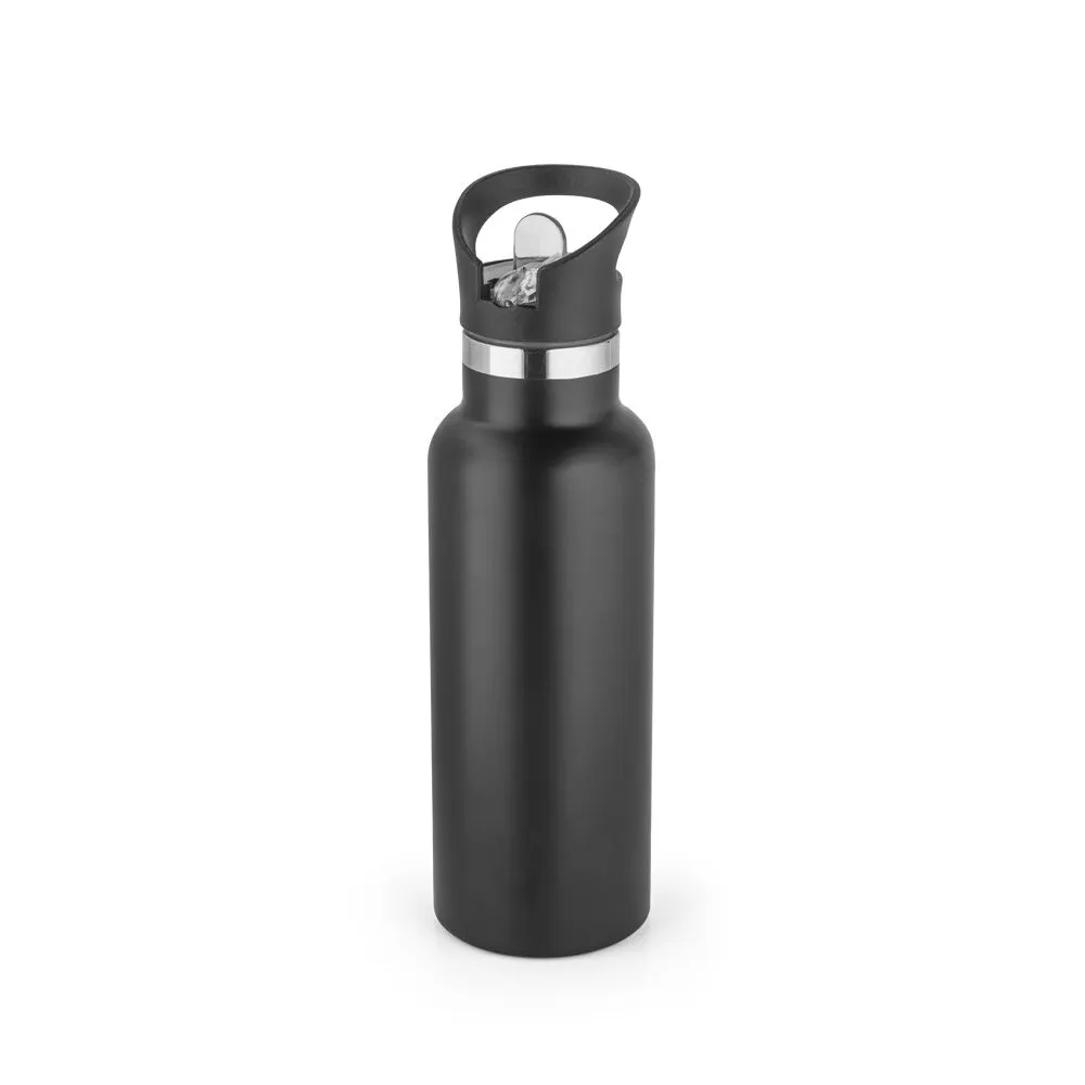 Garrafa em aço inox de parede dupla térmica, isolada a vácuo 570 mL