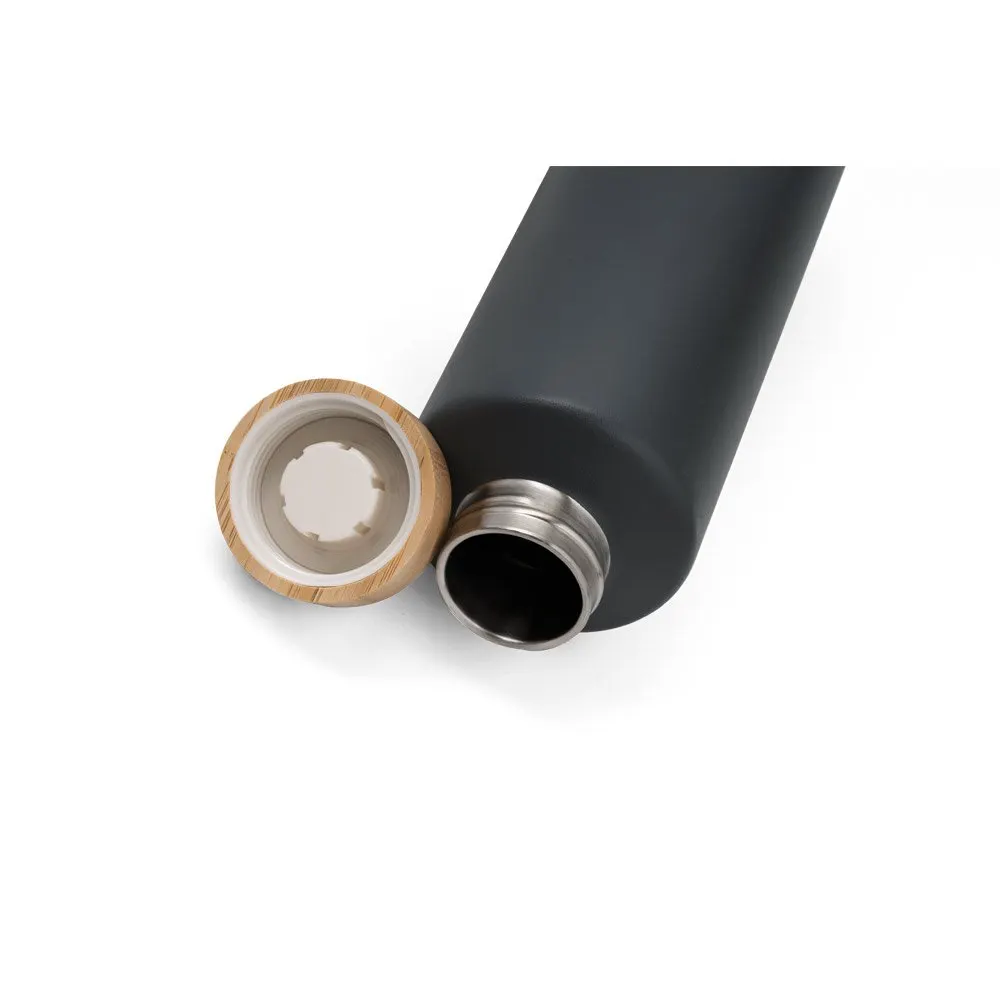 Garrafa em aço inox de parede dupla térmica, isolada a vácuo 640 mL