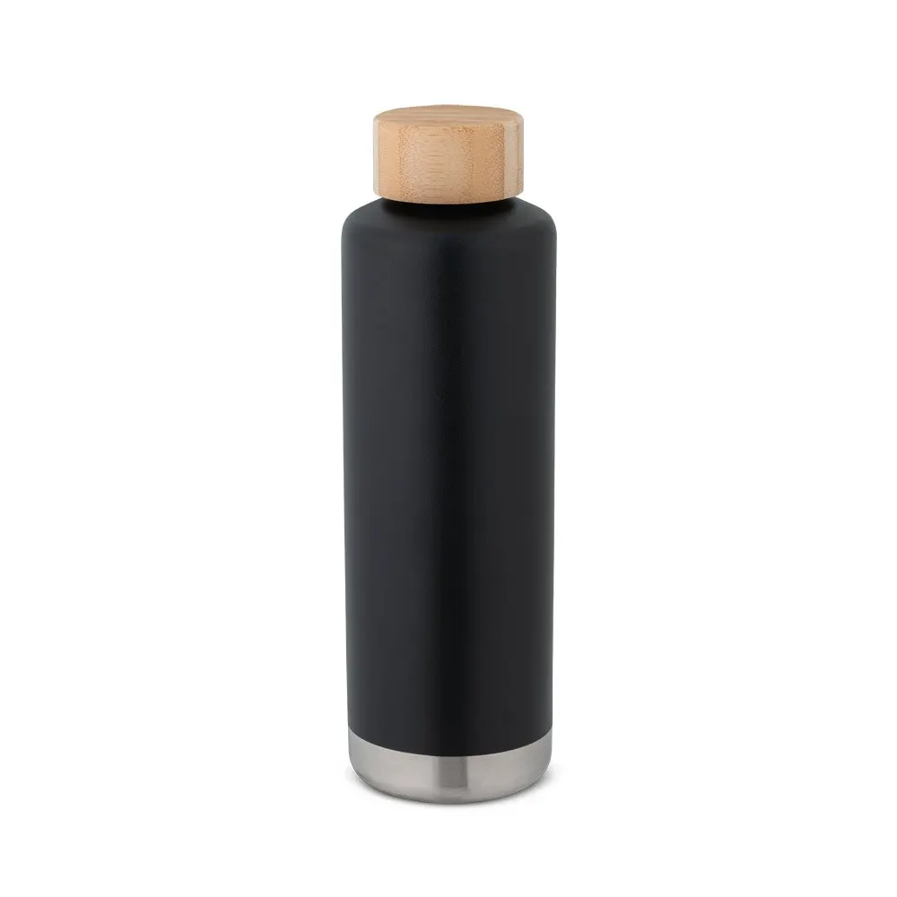 Garrafa em aço inox de parede dupla térmica, isolada a vácuo 640 mL