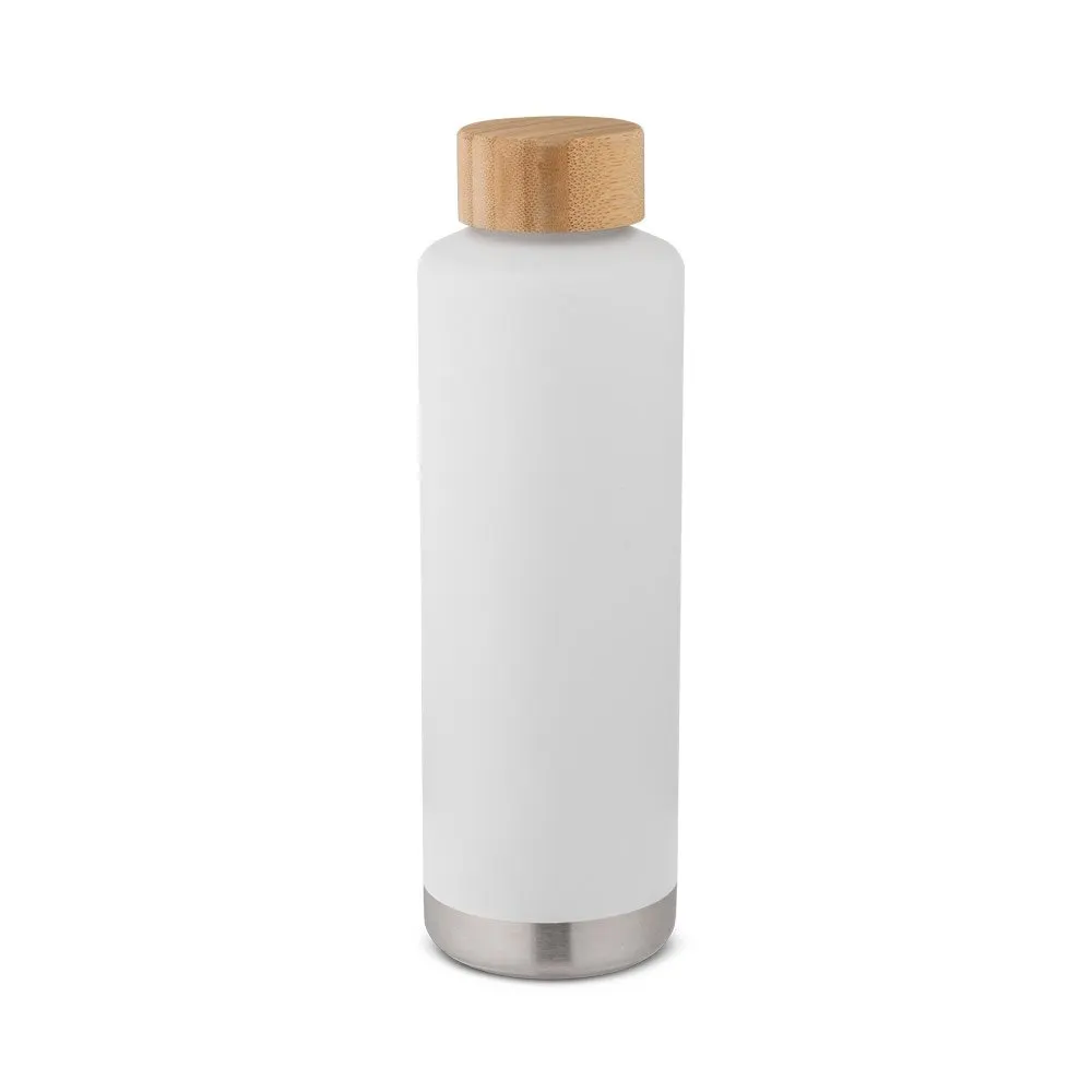 Garrafa em aço inox de parede dupla térmica, isolada a vácuo 640 mL
