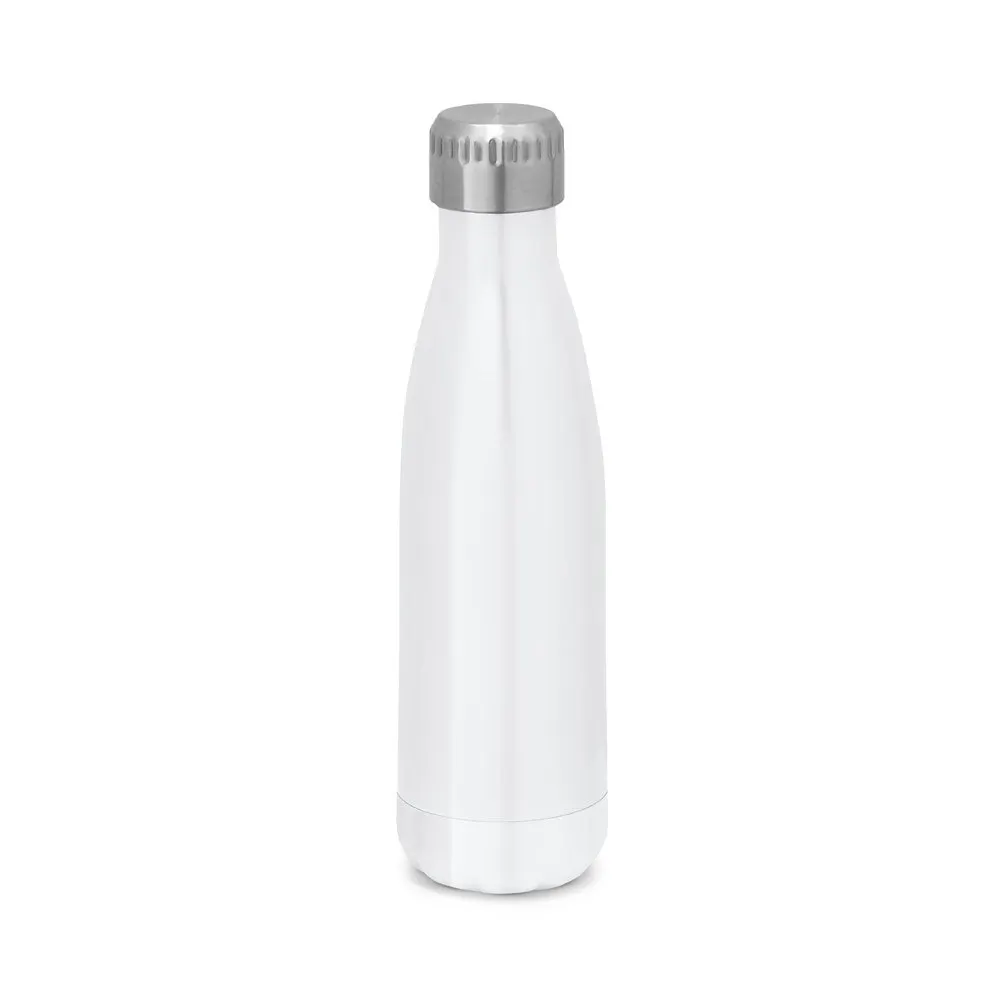 Garrafa para sublimação em aço inox de parede dupla térmica, isolada a vácuo, com tampa em aço inox 510 mL