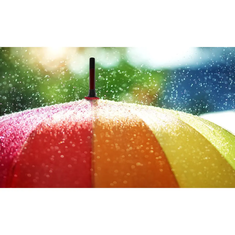 Guarda-chuva arco-íris em 190T pongee