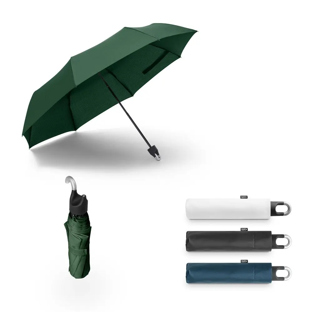 Guarda-chuva dobrável de 21” em poliéster 100% reciclado pongee 190T