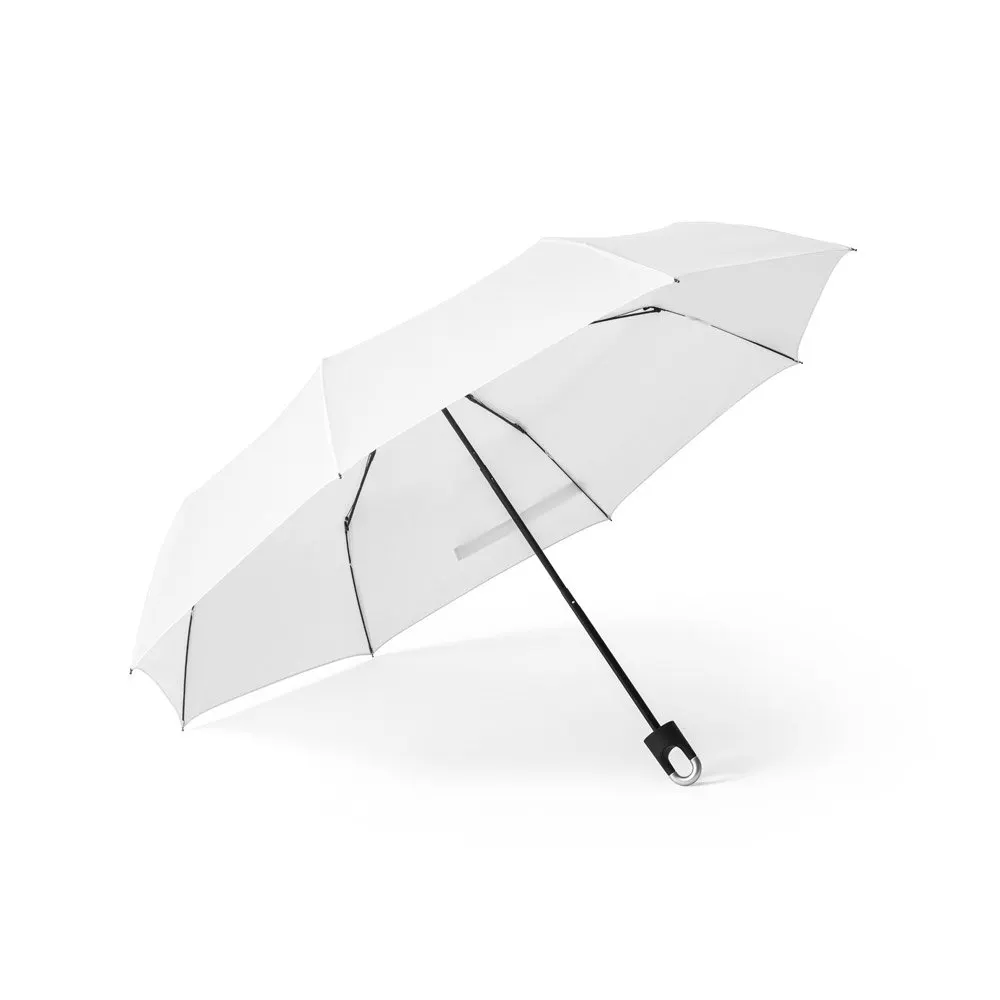Guarda-chuva dobrável de 21” em poliéster 100% reciclado pongee 190T