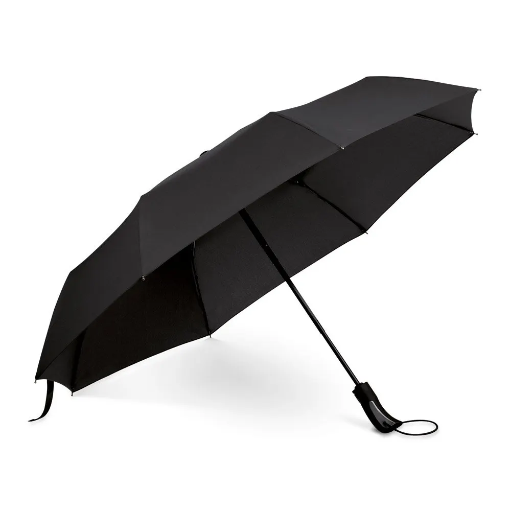 Guarda-chuva dobrável em 190T pongee com abertura automática