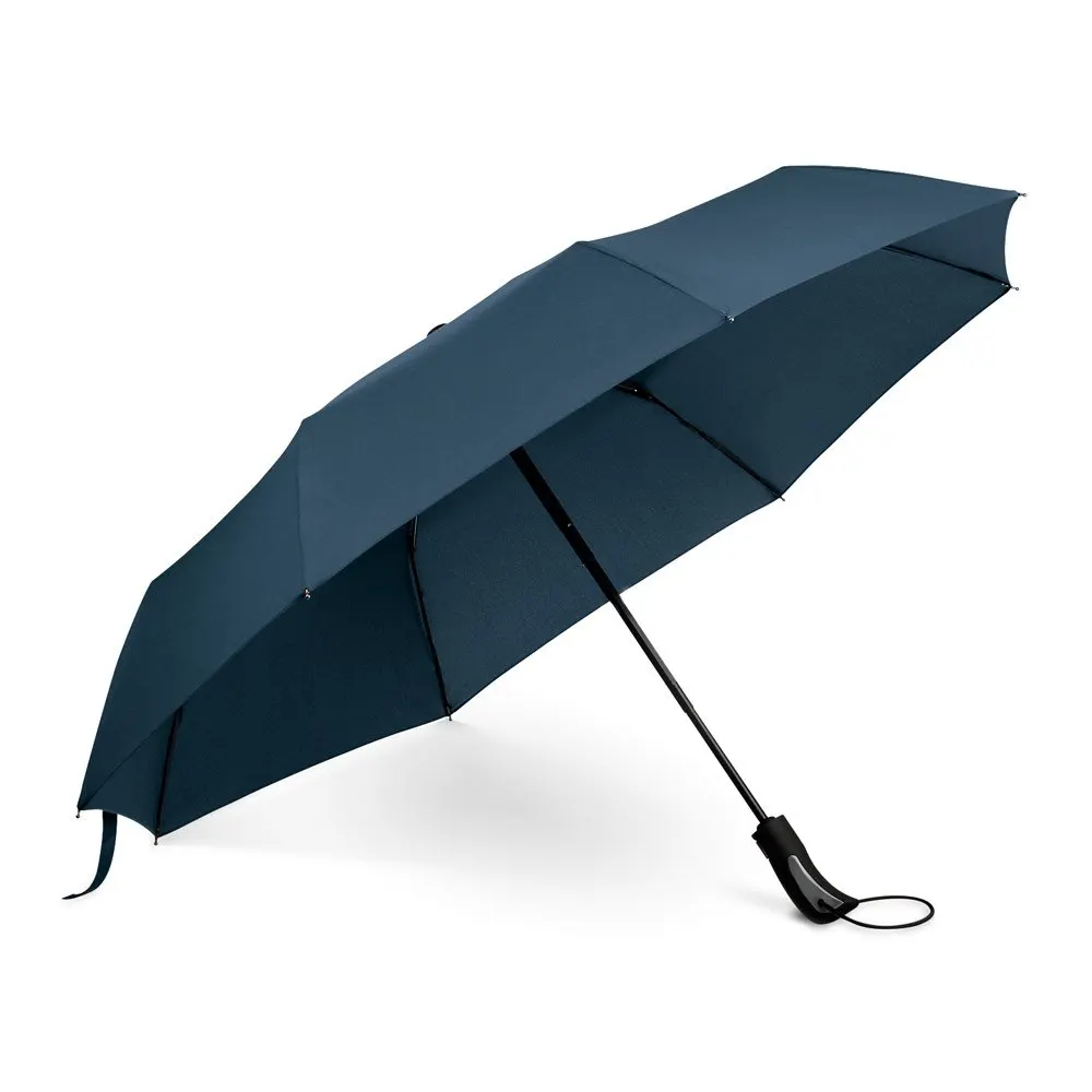 Guarda-chuva dobrável em 190T pongee com abertura automática