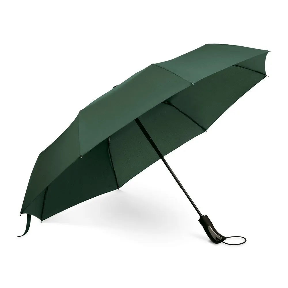 Guarda-chuva dobrável em 190T pongee com abertura automática