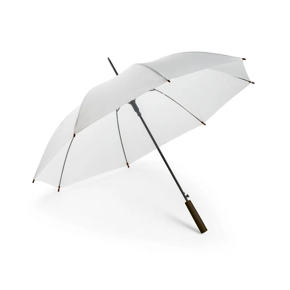 Guarda-chuva em 100% poliéster reciclado pongee 190T com abertura automática