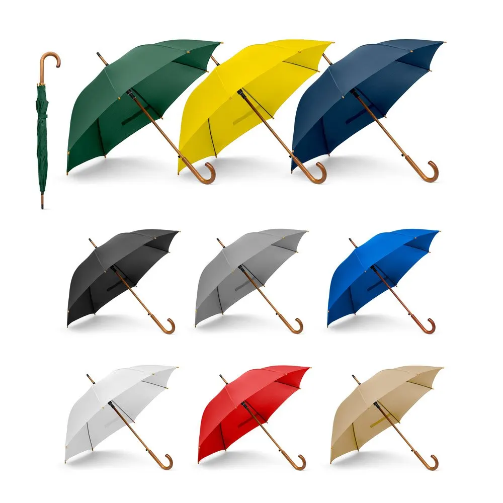 Guarda-chuva em 190T pongee com abertura automática