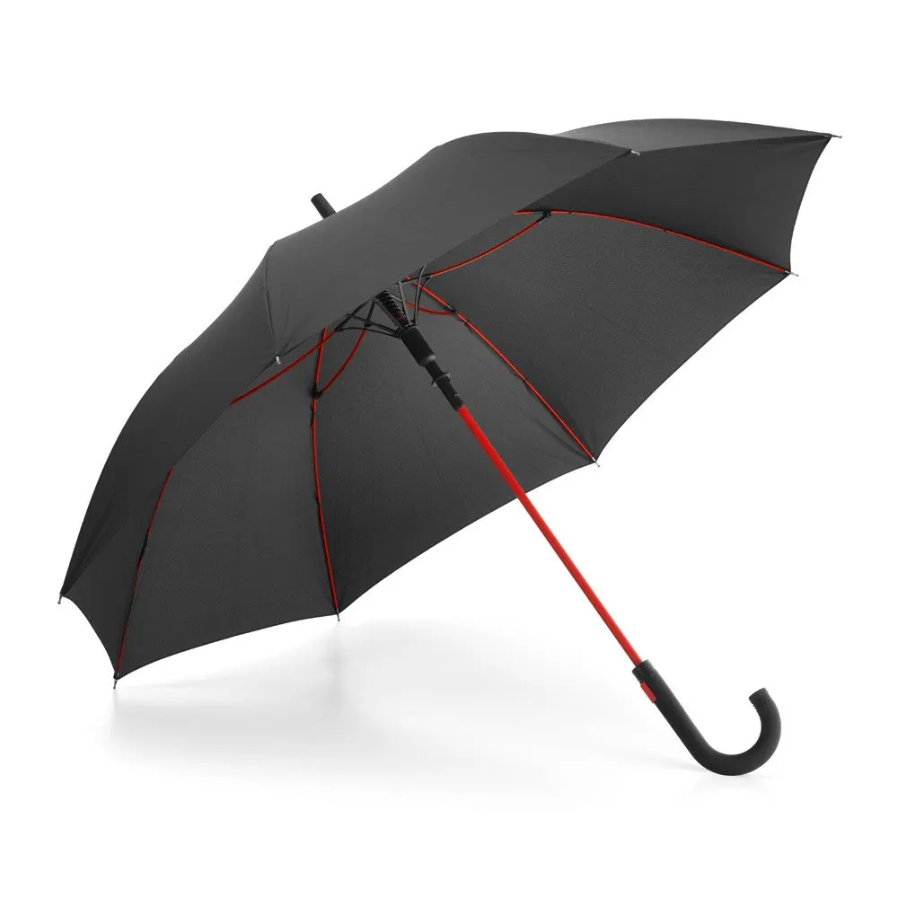 Guarda-chuva em pongee 190T com abertura automática