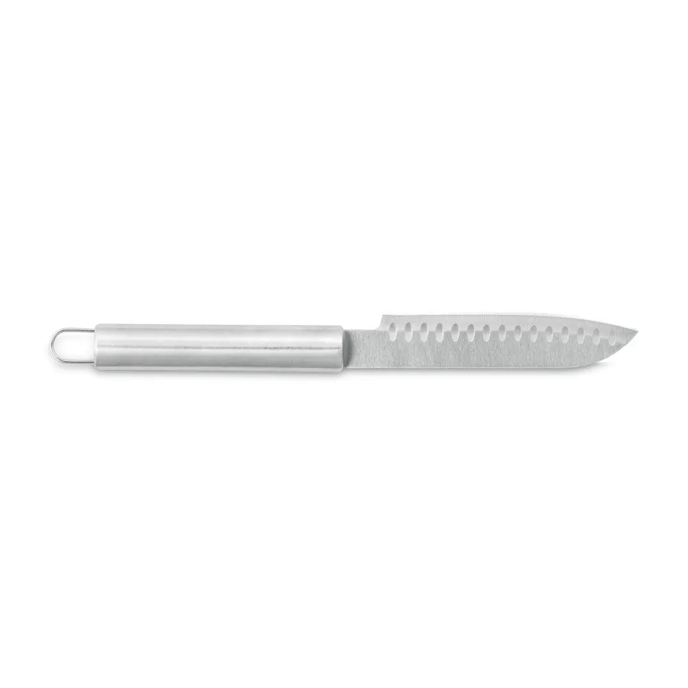 Kit churrasco em estojo de alumínio com luva de cozinha em poliéster e 6 utensílios em aço inox