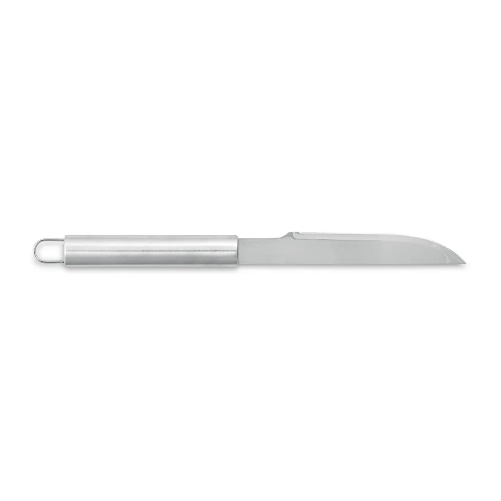 Kit churrasco em estojo de alumínio com luva de cozinha em poliéster e 6 utensílios em aço inox