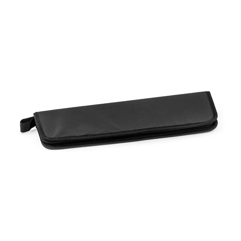 Kit churrasco em estojo em 210D em 2 utensílios em aço inox e PP