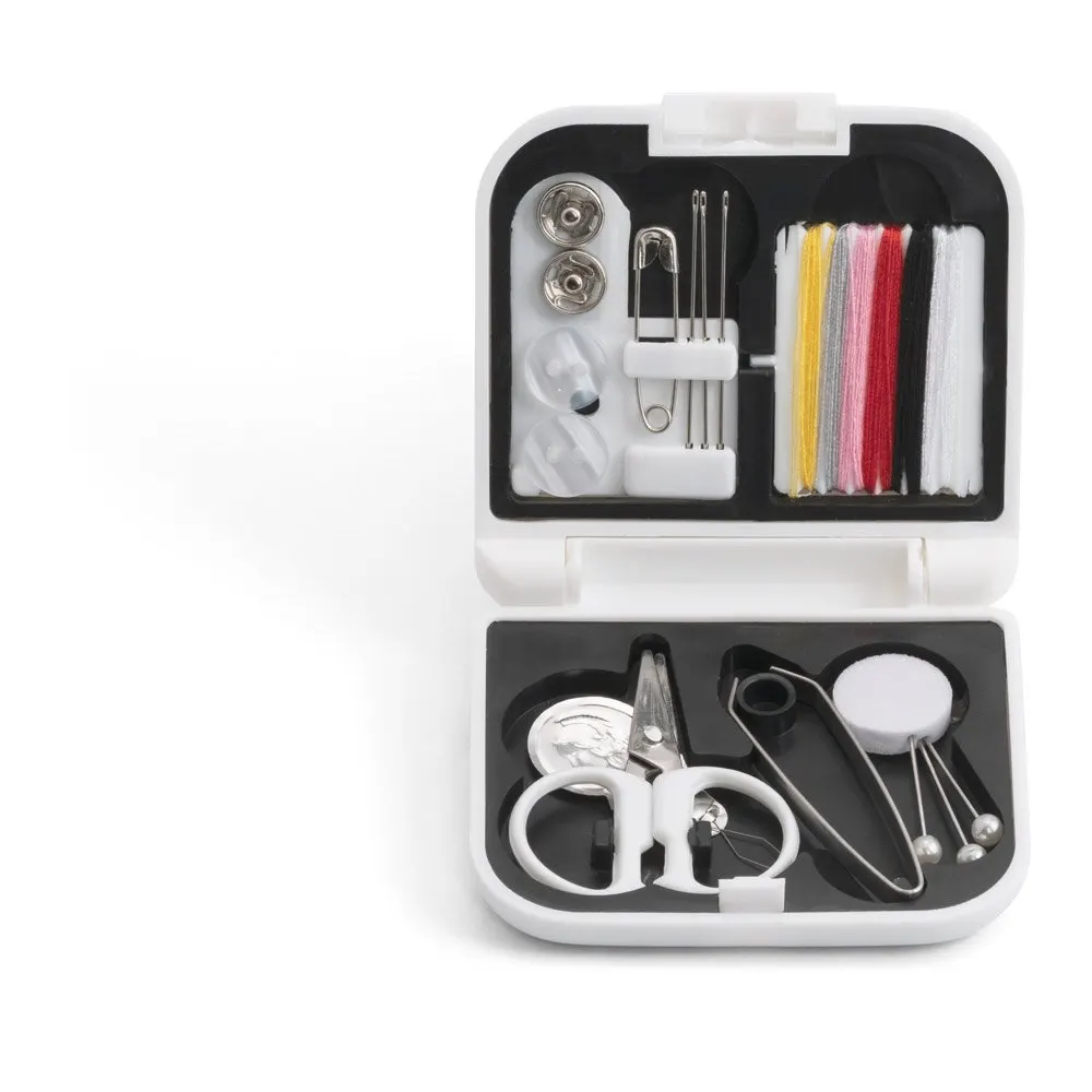 Kit de costura prático e leve para viagem
