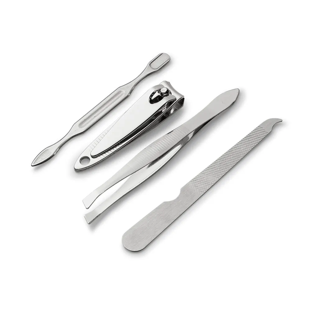 Kit de manicure de 4 peças para manicure em bolsa de PVC