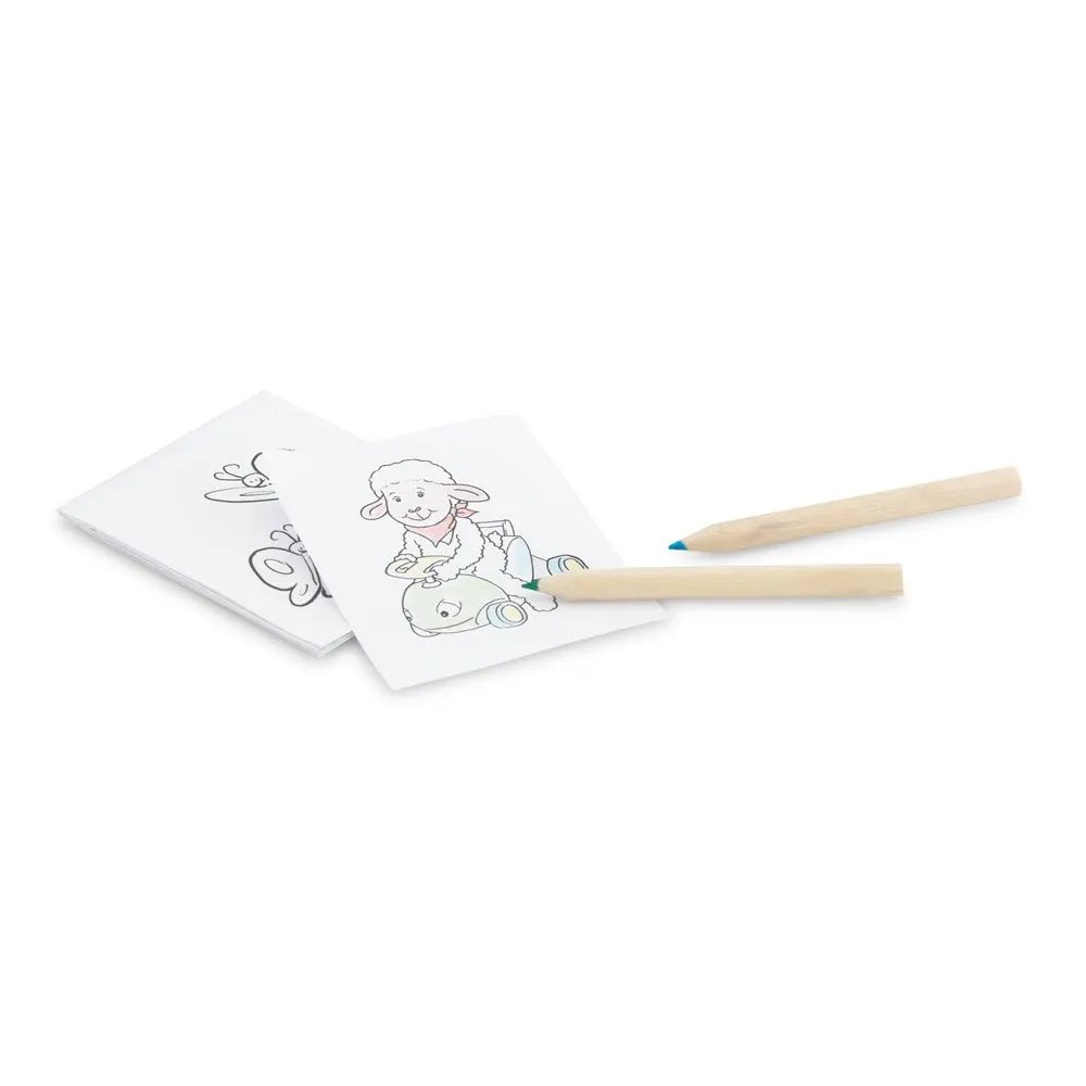 Kit para pintar em caixa de cartão