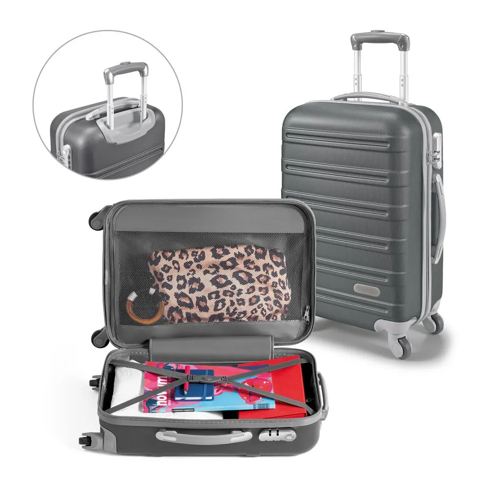 Mala de viagem executivo em ABS com interior forrado 36 L