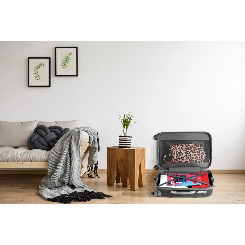 Mala de viagem executivo em ABS com interior forrado 36 L