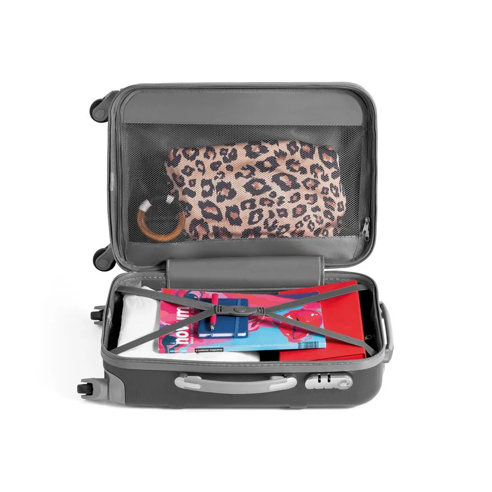 Mala de viagem executivo em ABS com interior forrado 36 L