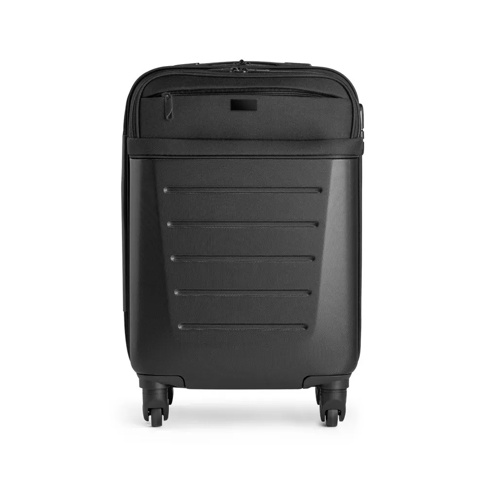 Mala de viagem executivo em ABS e 600D com 4 rodas duplas giratórias 33 L