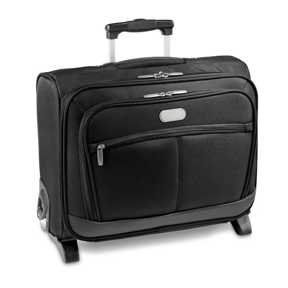 Mala de viagem para notebook 15’6″ em c. sintético e 1680D com caixa rígida e 2 rodas 20 L