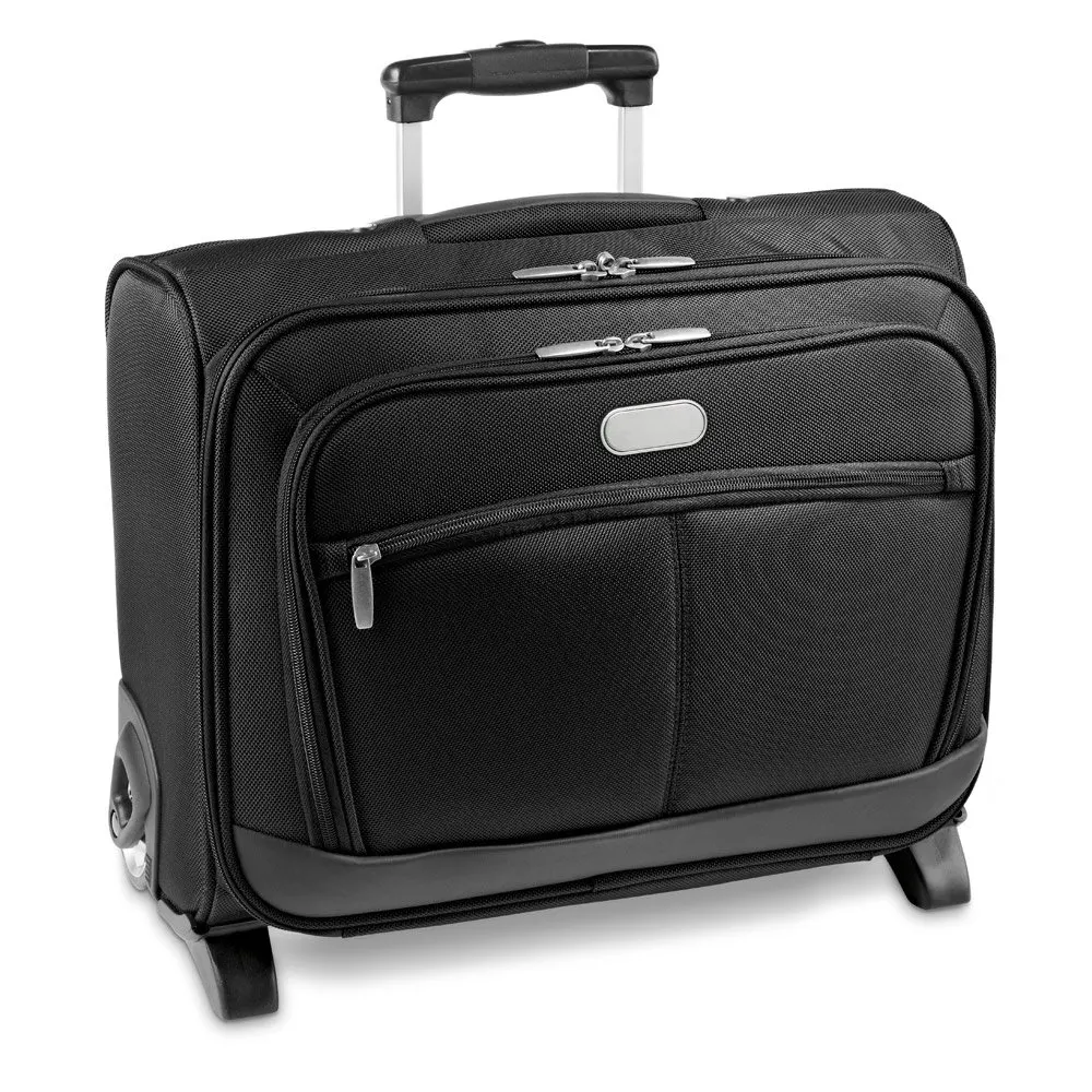 Mala de viagem para notebook 15’6″ em c. sintético e 1680D com caixa rígida e 2 rodas 20 L