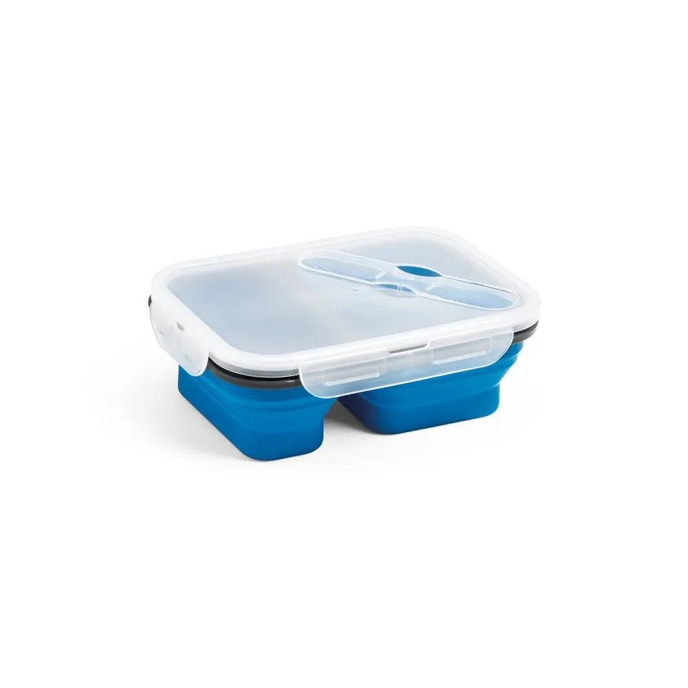 Marmita hermética retrátil em silicone e PP (480 e 760 mL)