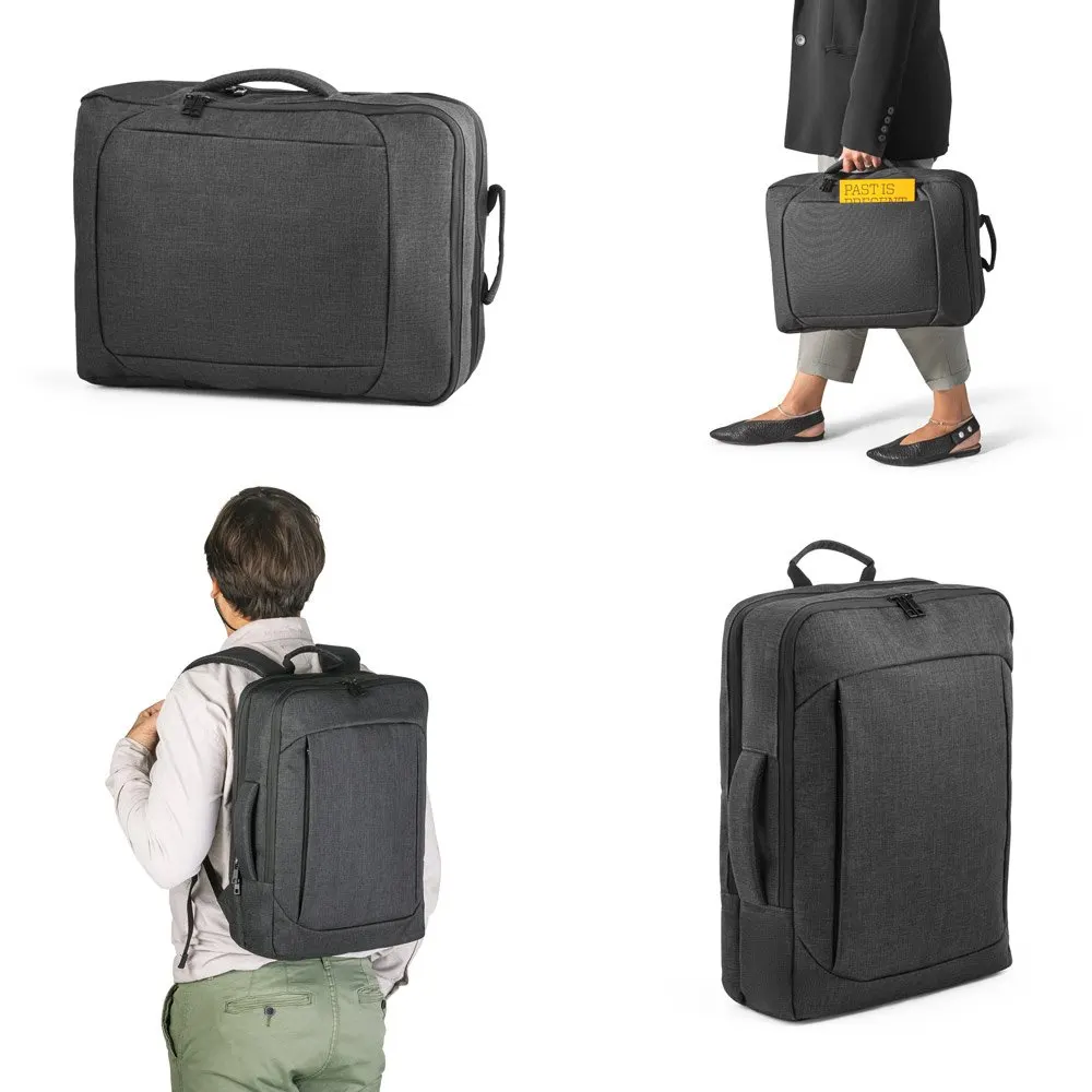 Mochila 2 em 1 para notebook 15’6″ em 600D com 2 modos de transporte 14 L