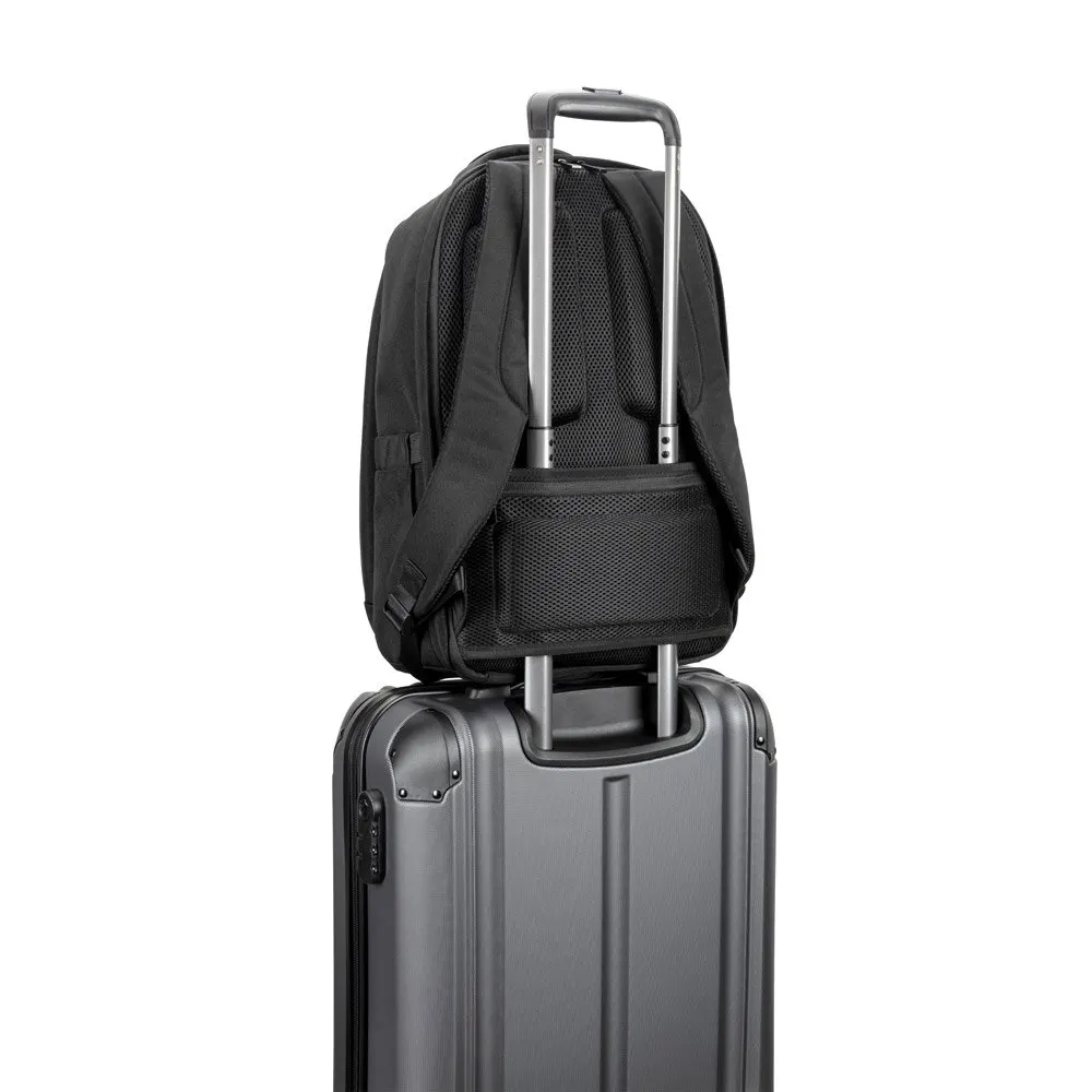 Mochila antirroubo, em poliéster reciclado 600D twill, resistente à água, e bolso para notebook 17’3″ 20 L