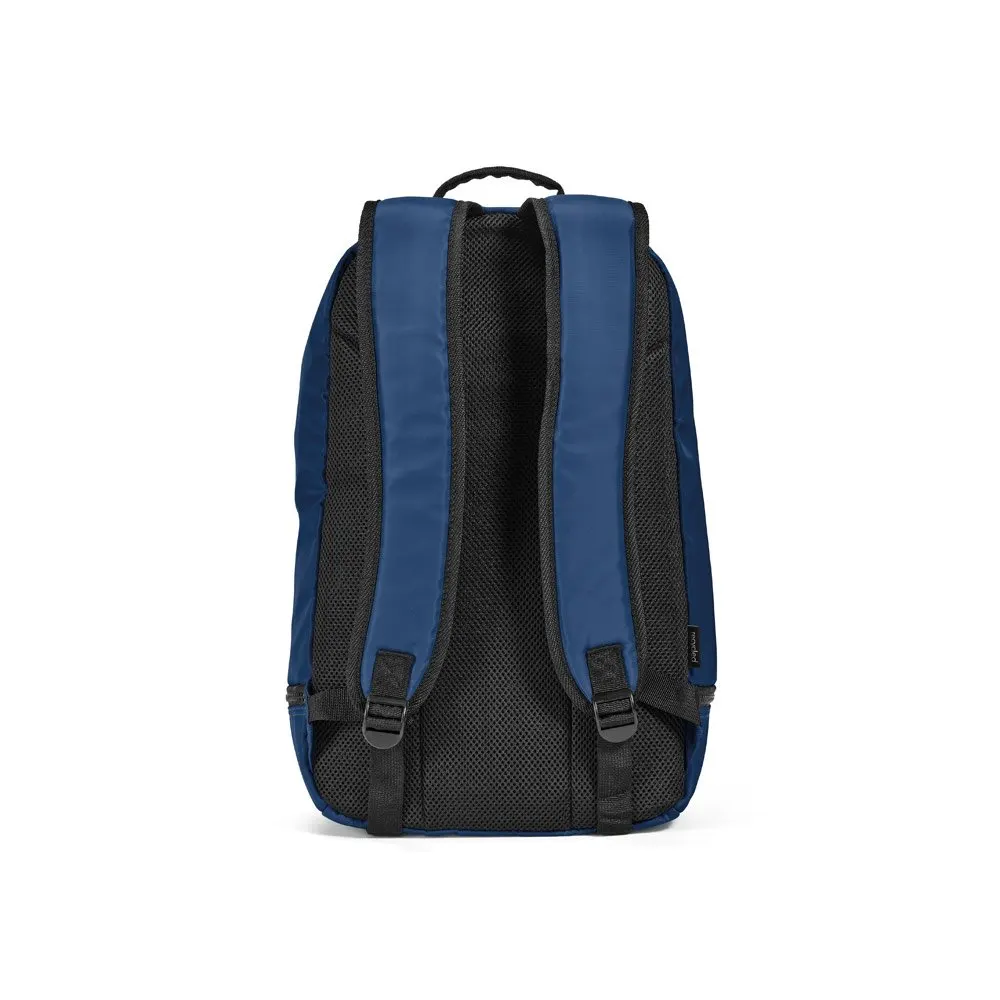 Mochila em poliéster reciclado 290T e sarja com compartimento para sapatos 25 L