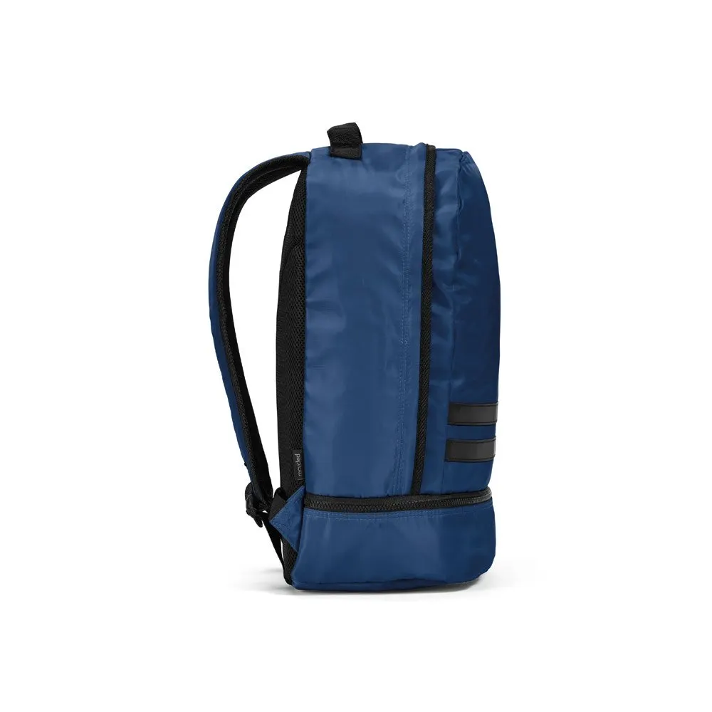 Mochila em poliéster reciclado 290T e sarja com compartimento para sapatos 25 L